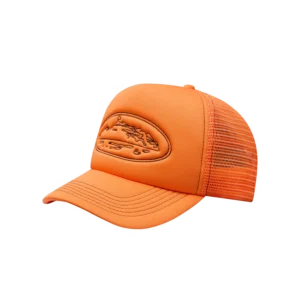 ISLAND OUTLINE TRUCKER HAT [ORANGE]