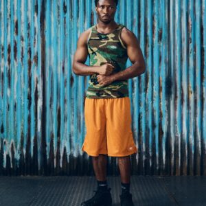 MINI ISLAND MESH SHORT [ORANGE] - Image 4