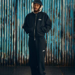 HMP OPEN HEM SWEATPANT [BLACK] - Image 3
