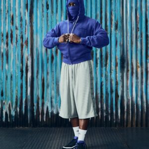 ISLAND KNOCKOUT ZIP HOODIE [INDIGO BLUE] - Image 4