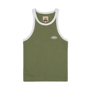 WOMENS CLASSIC TANK TOP [OLIVE/WHITE]