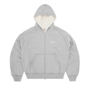 HMP THERMAL ZIP HOODIE [HEATHER GREY]