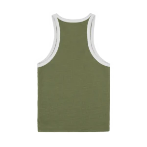 WOMENS CLASSIC TANK TOP [OLIVE/WHITE] - Image 2