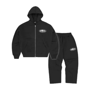 ISLAND PUFF PRINT TRACKSUIT [BLACK]
