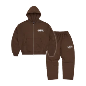 ISLAND PUFF PRINT TRACKSUIT [BROWN]