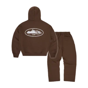 ISLAND PUFF PRINT TRACKSUIT [BROWN] - Image 2