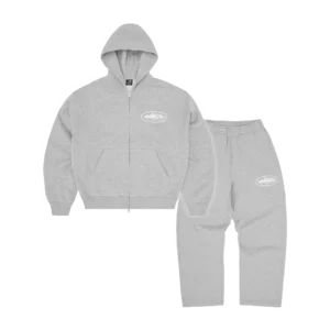 ISLAND PUFF PRINT TRACKSUIT [HEATHER GREY]