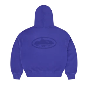 ISLAND KNOCKOUT ZIP HOODIE [INDIGO BLUE] - Image 2