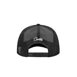 ISLAND PUFF PRINT TRUCKER HAT [WHITE/BLACK] - Image 2