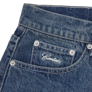 SAVOY DENIM SHORT [CHALK WASH] - Image 3