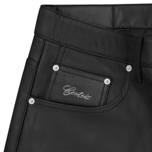 ARDWEAR LEATHER SHORT [BLACK] - Image 3