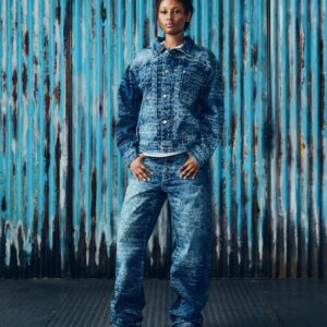 HANDWRITTEN BAGGY JEANS [MIDWASH INDIGO] - Image 4