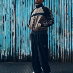 PISTA VELOUR TRACK PANT [BLACK] - Image 2
