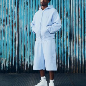 MINI ISLAND SWEATSHORT [BABY BLUE] - Image 4