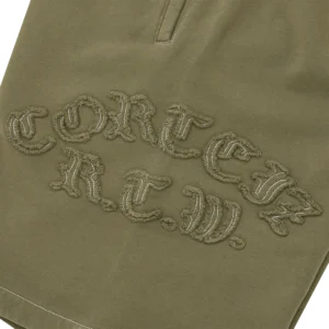 DIPLOMATIC SWEATSHORT [OLIVE] - Image 3