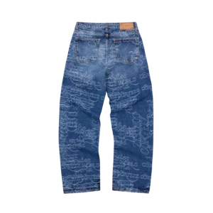 HANDWRITTEN BAGGY JEANS [MIDWASH INDIGO] - Image 2
