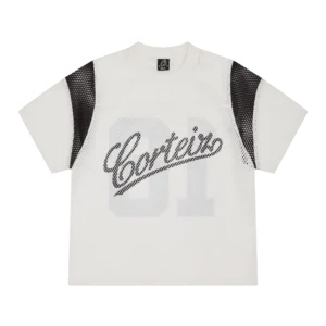 OPEN MESH PANEL JERSEY [CREAM]