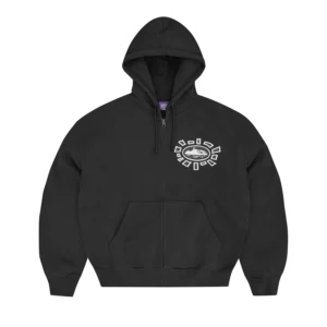 ALWEIZ ZIP HOODIE [BLACK]