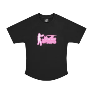 LADIES HIT SQUAD BABY TEE [BLACK]