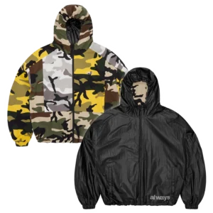 ALWEIZ REVERSIBLE JACKET [BLACK/CAMO]